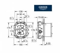 GROHE RAPIDO T EMPOTRADO DUCHA